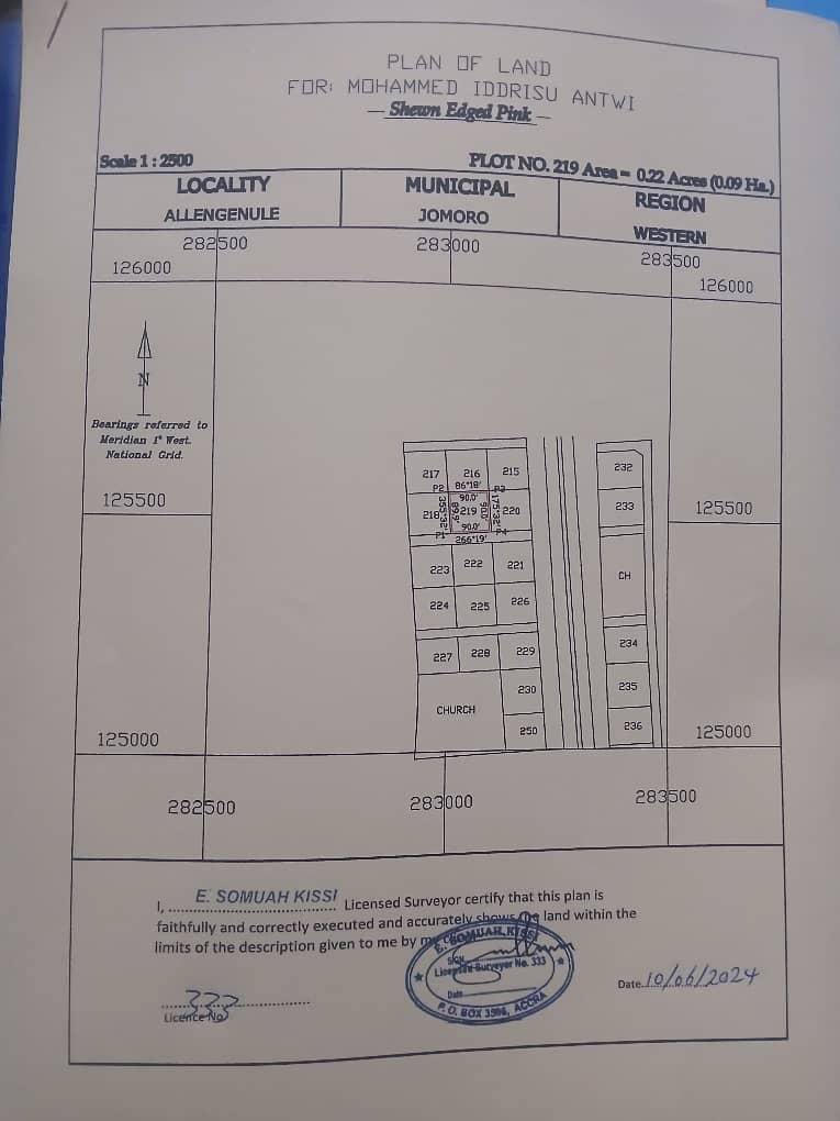 A plot of land with two bedrooms uncompleted building for sale